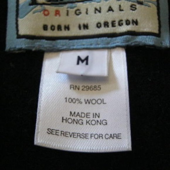 Womens Pendleton Black Wool Snowflake Cardigan Sweater Light Jacket Medium - Picture 5 of 6